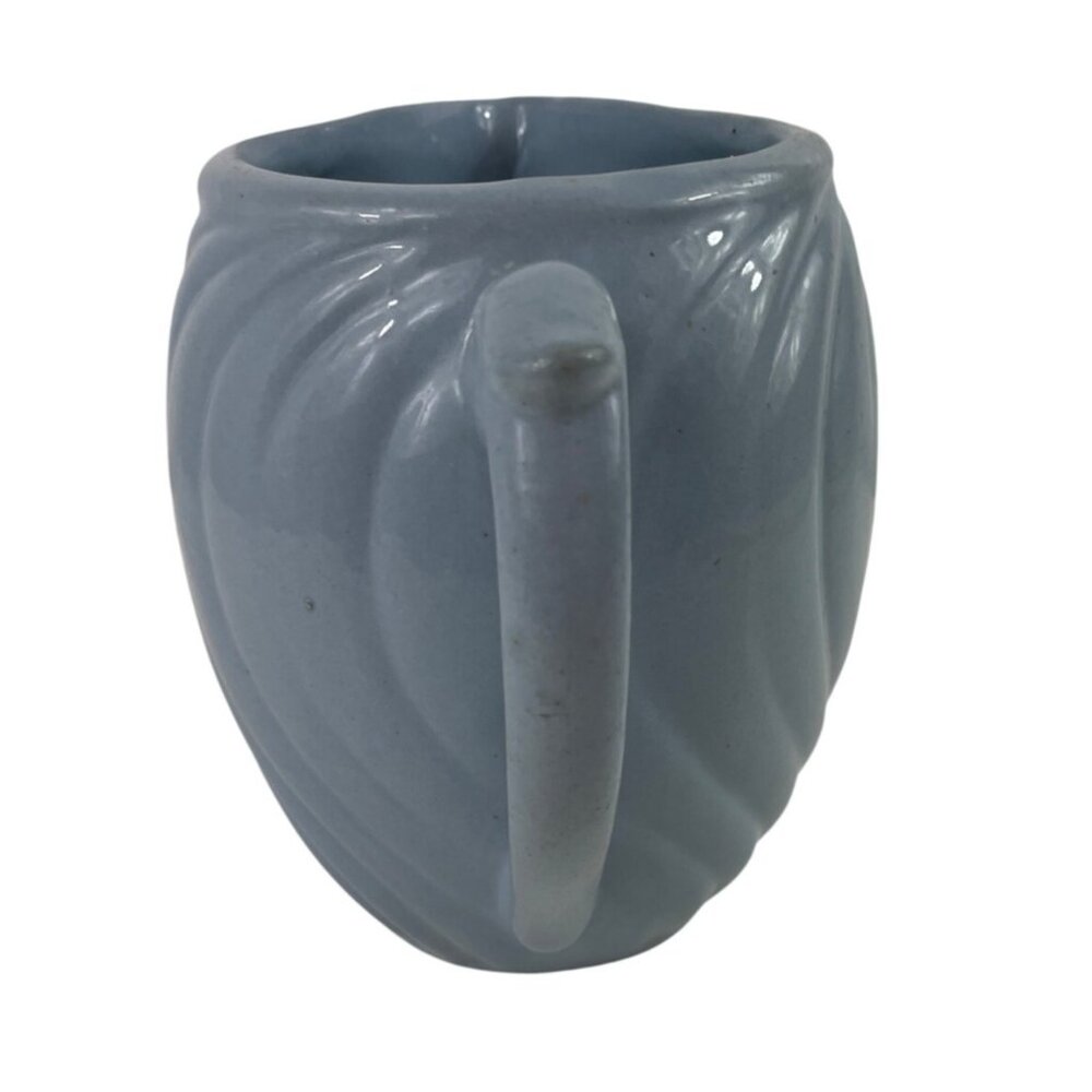 Vintage Blue Swirl Art Deco Ceramic Water Juice Pitcher - Picture 3 of 12